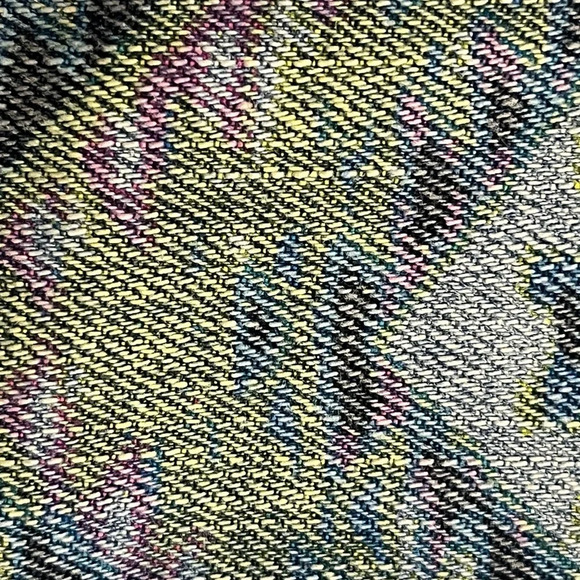 Bethany Mota High Rise Shorty Blue Jean Shorts Womens  Aztec Pattern Studs 10 - Picture 7 of 9